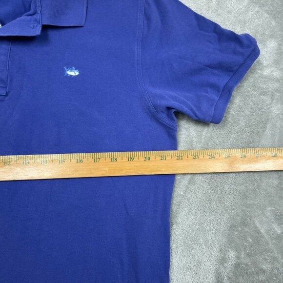 Southern Tide Skipjack Polo Shirt Blue Size L Mens Classic Fit a0206 - Picture 5 of 7